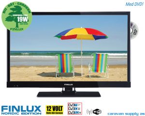 Finlux LED TV 230V / 12V med DVD-spiller 24 tommer