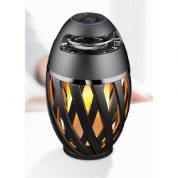 Homelina LED-lampe med flammeimitasjon og bluetooth