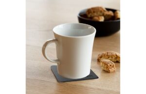 Silwy magnetisk kaffekrus i porselen m/magnetpads, 2pk