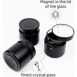 Silwy magnetiske oppbevaringsglass, inkl magnetstripe - 3pk